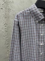 Miumiu Check Cotton Long Sleeve Shirt - 图片 4