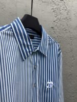 lv striped printed letter shirt 2 - 图片 8