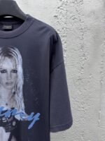 Balenciaga Britney Collection Printed Rhinestone Short Sleeve 2 - 图片 5