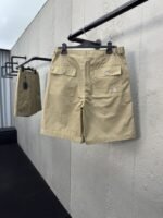 lv letter patch work shorts - 图片 2