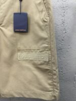 lv letter patch work shorts - 图片 7