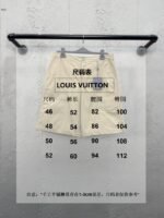 lv letter patch work shorts - 图片 10