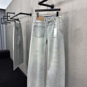 Maison Margiela paper label distressed jeans 2