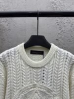 lv stranded knit logo sweater - 图片 3