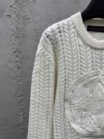 lv stranded knit logo sweater - 图片 4