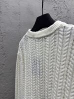 lv stranded knit logo sweater - 图片 9