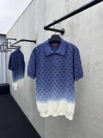 gucci hang-dyed jacquard polo shirt