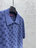 gucci hang-dyed jacquard polo shirt - 图片 8