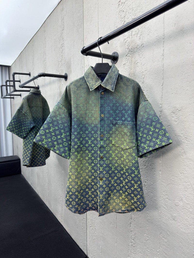 wsxc1752196088899_0.jpg lv gradient jacquard denim shirt - 图片 1