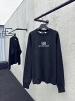 Balenciaga Bb Jacquard Knit Long Sleeve