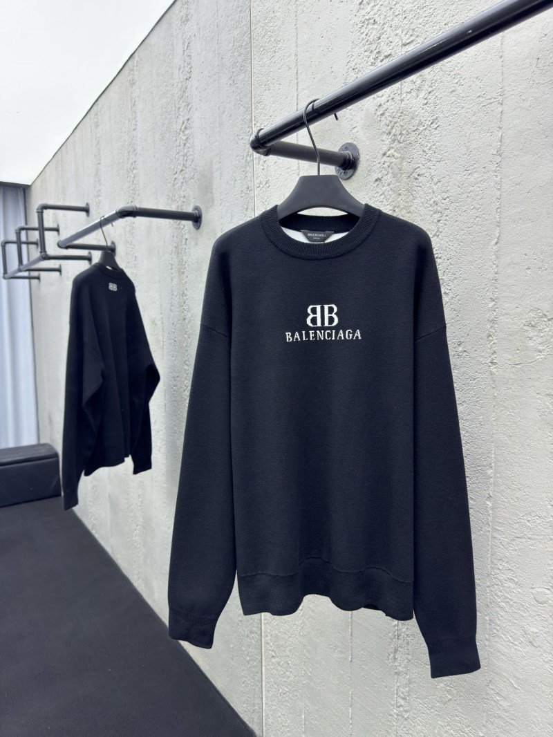 wsxc1752272507743_0.jpg Balenciaga Bb Jacquard Knit Long Sleeve - 图片 1
