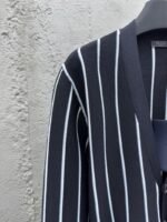 Prada Striped Embroidered Cardigan Sweater - 图片 4