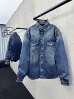 Prada Triangle Label Tannin Cotton Jacket