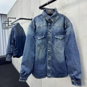 Prada Triangle Label Tannin Cotton Jacket
