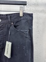 Balenciaga Black Destroyed Jeans - 图片 5