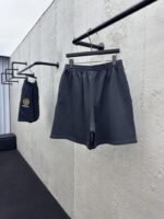 Balenciaga Lion Logo Embroidered Shorts - 图片 2