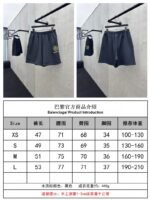 Balenciaga Lion Logo Embroidered Shorts - 图片 10