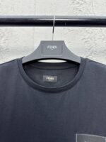 fendi embroidered label short sleeve black - 图片 3