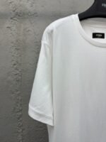 fendi embroidered label short sleeve white - 图片 4
