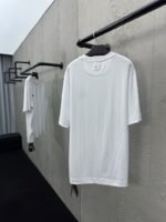 fendi Gourmet Pattern Embroidered Short Sleeve White - 图片 2