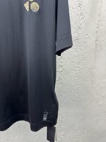fendi Gourmet Pattern Embroidered Short Sleeve Black - 图片 7