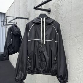 Miu Miu Zipper Hooded Jacket 1
