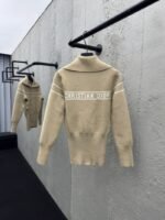 Dior Lapel Jacquard Double Face Knit Jacket 1 - 图片 2