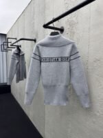 Dior Lapel Jacquard Double Face Knit Jacket 2 - 图片 2