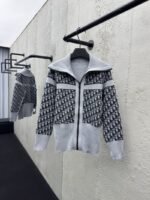 Dior Lapel Jacquard Double Face Knit Jacket 2 - 图片 3