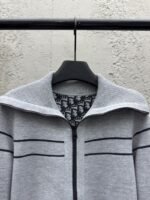 Dior Lapel Jacquard Double Face Knit Jacket 2 - 图片 5