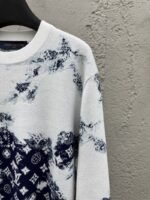 lv blue and white gradient sweater - 图片 5
