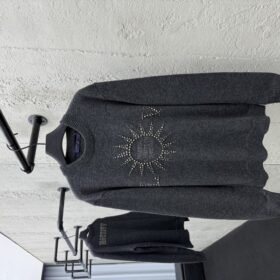 lv sun print hot bead sweater pullover