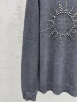 lv sun print hot bead sweater pullover - 图片 5