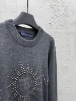 lv sun print hot bead sweater pullover - 图片 8