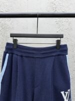 lv logo jacquard line elastic shorts - 图片 3