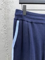 lv logo jacquard line elastic shorts - 图片 4