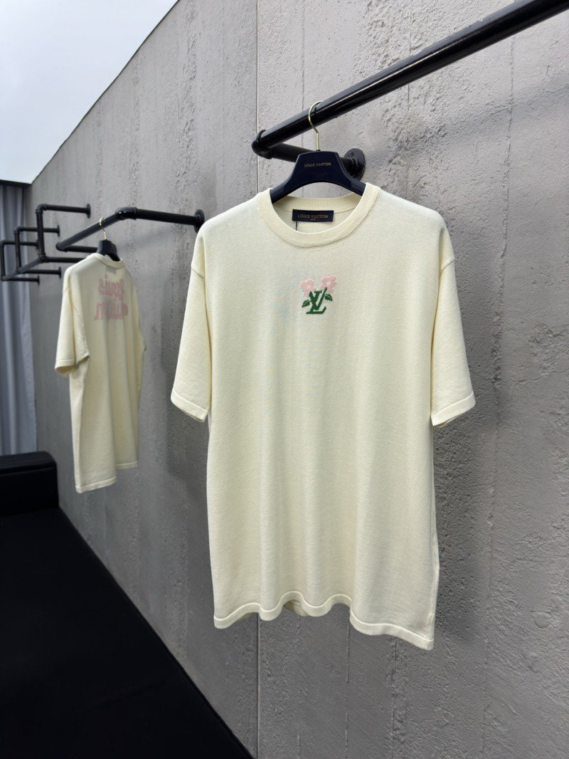 wsxc1753501242593_0.jpg lv floral logo woolen short sleeve - 图片 1