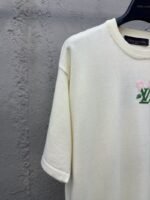 lv floral logo woolen short sleeve - 图片 4