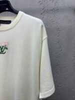 lv floral logo woolen short sleeve - 图片 5