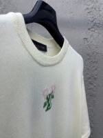 lv floral logo woolen short sleeve - 图片 8