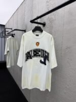 Balenciaga Manchester United Cement Graffiti Aged Short Sleeve 2