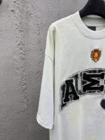 Balenciaga Manchester United Cement Graffiti Aged Short Sleeve 2 - 图片 4