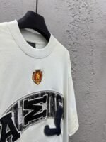 Balenciaga Manchester United Cement Graffiti Aged Short Sleeve 2 - 图片 8