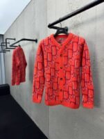 Dior Jacquard Knit Mohair Cardigan 1