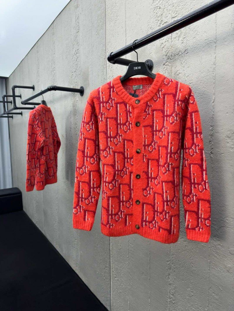 wsxc1753502698750_0.jpg Dior Jacquard Knit Mohair Cardigan 1 - 图片 1