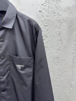 Prada Triangle Label Nylon Shirt - 图片 5
