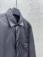 Prada Triangle Label Nylon Shirt - 图片 8