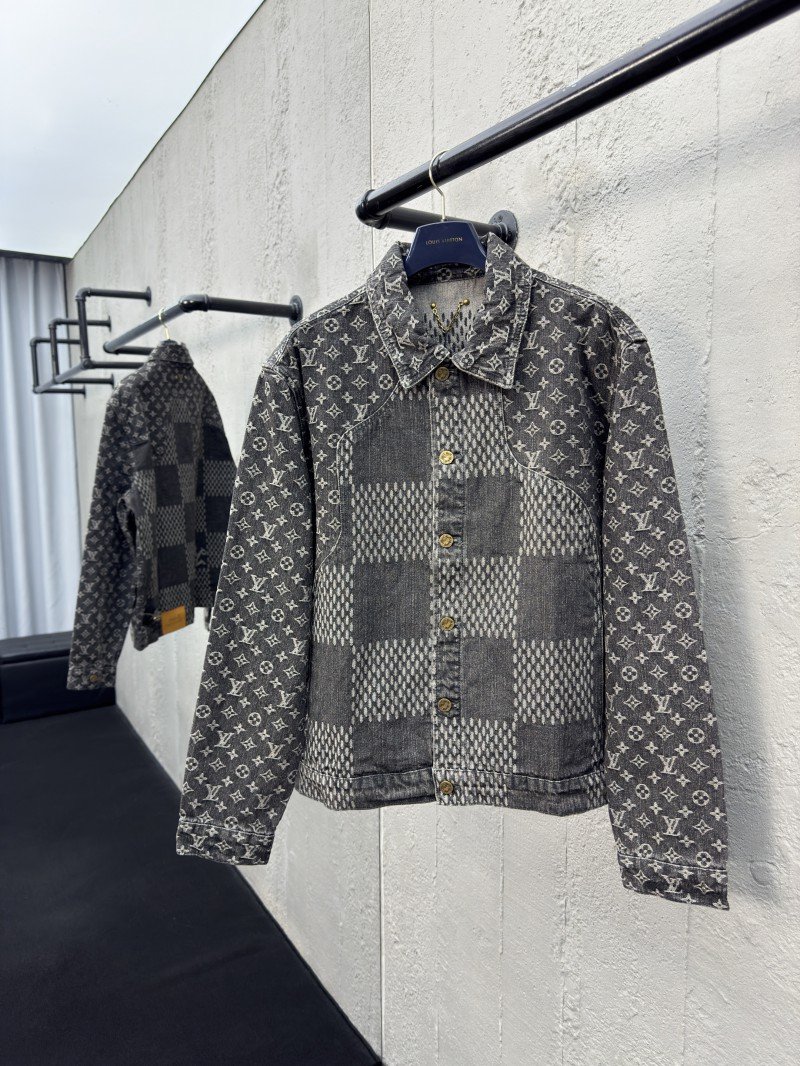 wsxc1754451617082_0.jpg Lv co-branded nigo jacquard denim jacket 2 - 图片 1