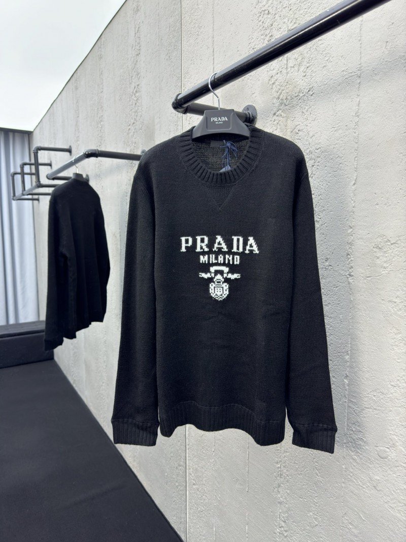wsxc1754452082669_0.jpg Prada Chest Logo Appliqué Sweater 1 - 图片 1