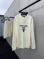 Prada Chest Logo Appliqué Sweater 2